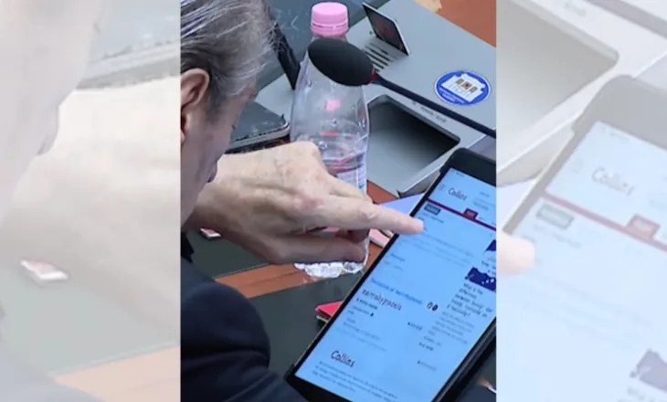 VIDEO/ “Poligloti” Berisha kontrollon fjalorin anglisht në Kuvend, kërkon në tablet kuptimin e fjalës “narkoshtet”! Momenti pikant në sallë