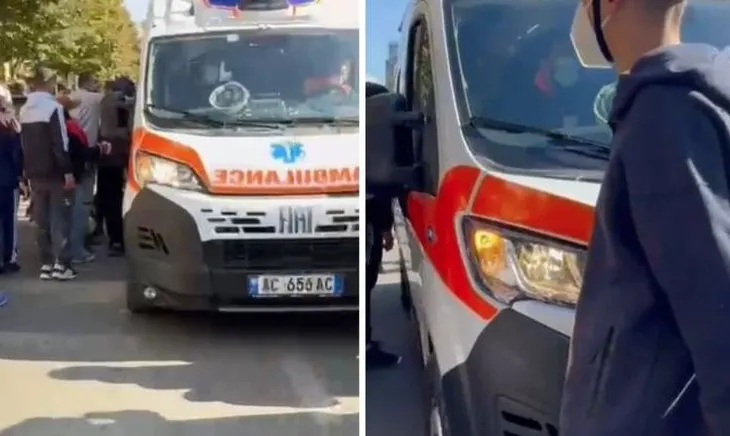VIDEO/ Protestuesit nuk i besojnë as ambulancës që mbërriti për të marrë gazetaren e plagosur, i hapin dyert dhe kontrollojnë për gaz lotsjellës