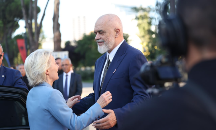 VIDEO / Rama ndan pamjet nga vizita e Von der Leyen: Ju uroj një ditë të mbarë me…