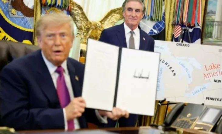 VIDEO/ Trump nuk ndalet, pas liqenit dëshiron të ndryshojë edhe emrin e një oqeani: “Oqeani Trump” apo “Oqeani i Amerikës”?