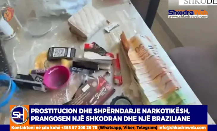 VIDEO – Ushtrim prostitucioni dhe shpërndarje narkotikësh, arrestohen 2 persona në Shkodër…