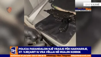 VIDEO+EMRI – Planifikonte vrasje për hakmarrje për vëllanë, arrestohet nga policia 37- vjeçari…