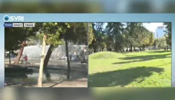 Vijon qëndresa/ Policia e krimit sulmon me ujë dhe gaz, arreston protestuesit paqësorë te ‘Parku Rinia’