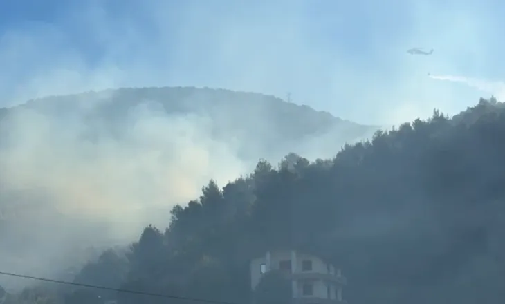 Vijon zjarri në Manati të Lezhës, nis ndërhyrja nga ajri