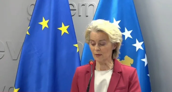 “Vijoni reformat dhe dialogun për në BE”- Dënimi i ish-krerëve të UÇK, Von der Leyen nga Prishtina: Askush nuk mund ta rishkruajë historinë e Kosovës!