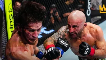 Volkanovski mposht me KO teknik në raundin e dytë rusin Evloev dhe mban titullin e peshës “featherweight”