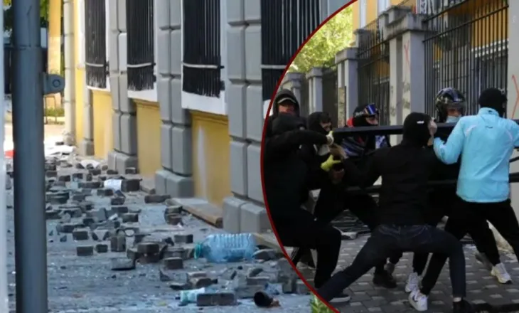 Xhama të thyer e godina të shkatërruara, çfarë la pas protesta para Ministrisë së Arsimit