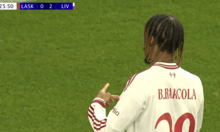 Zhbllokohet Bradley Barcola, francezi shënon golin e parë me Liverpool (video)