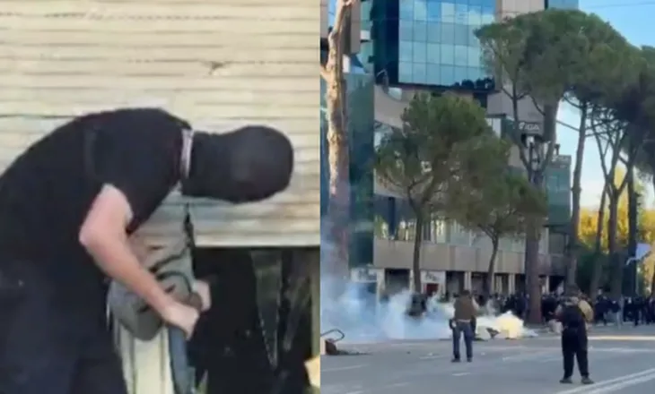 Zhvendoset protesta: “Breshëri” gurësh tek Kryeministria, protestuesit thyejnë dritaret dhe derën e Kryesisë së Kuvendit