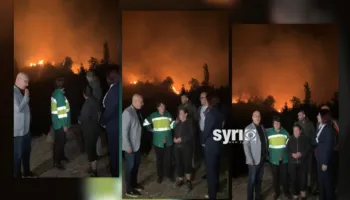Zjarr masiv në Galush të Peqinit/ Himçi: Rrezikohen shtëpitë dhe bagëtitë, kërkon urgjentisht ndërhyrje