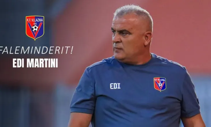 ZYRTARE – Edi Martini nuk është më trajneri i Vllaznisë, kuqeblutë mbyllin bashkëpunimin me të…